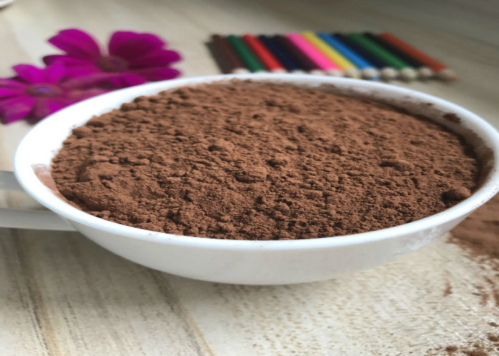 Karakteristik Kakao Aromalı Koyu Kahverengi ≥99 Alkalize Kakao Tozu