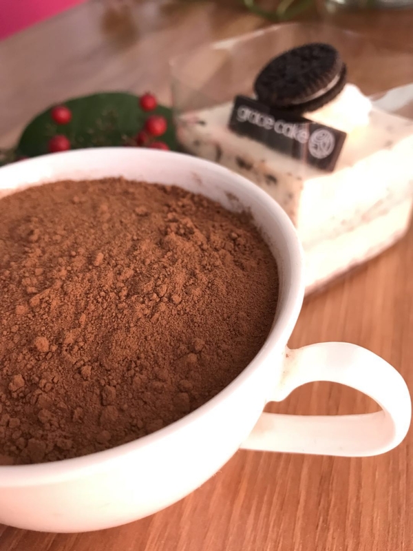 Profesyonel Şekersiz Alkalized Kakao Tozu Acı Koyu Kahverengi Tozu% 10-12 HACCP Açık Kahverengi