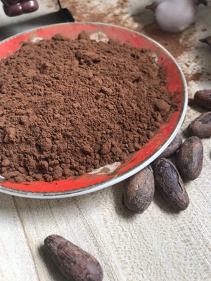 İLK% 10-14 Kahverengi Alkalized Kakao Tozu HELAL Karakteristik Kakao Aroması